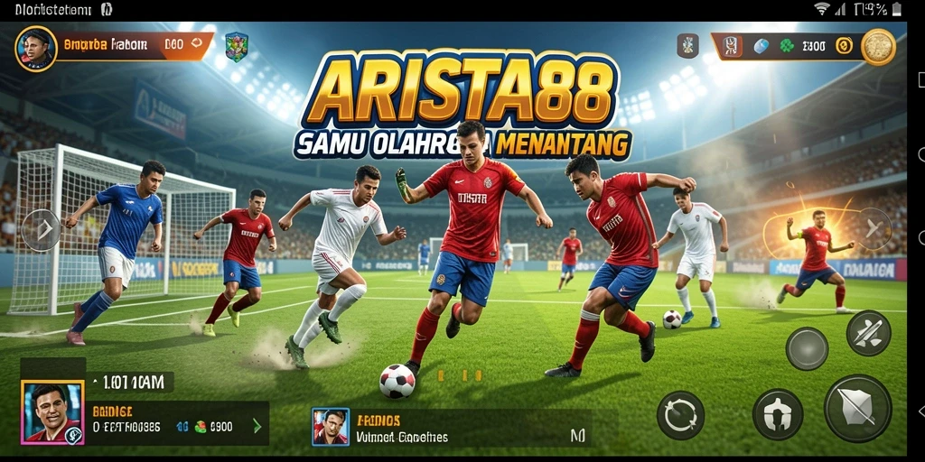 Tampilan gameplay ARISTA88 yang dinamis dan menarik dalam olahraga.