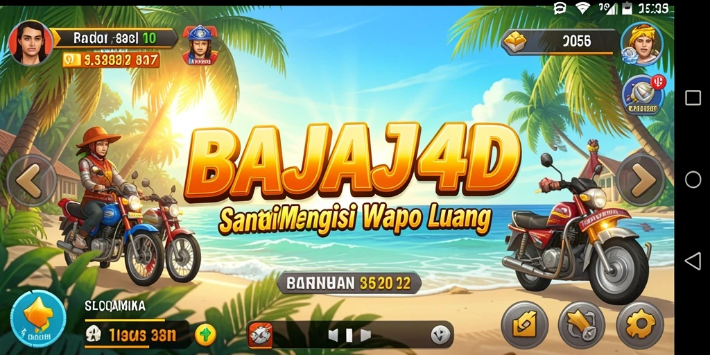 Tampilan gameplay BAJAJ4D yang ceria dan menyenangkan.