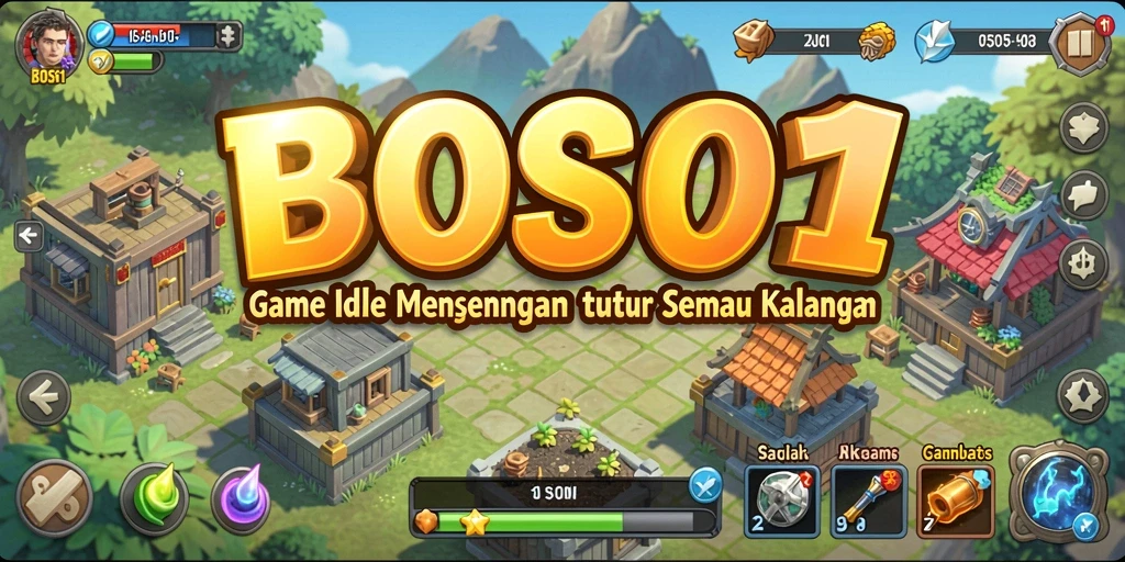 Gameplay seru dari BOS01 yang membuat pemain betah.