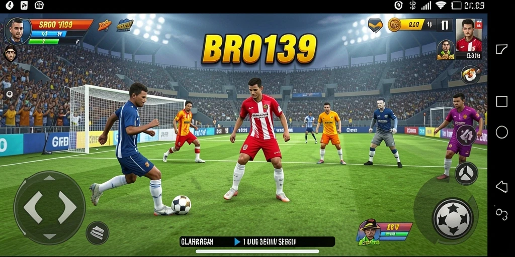 Tangkapan layar gameplay BRO138 yang menampilkan aksi olahraga yang mendebarkan.