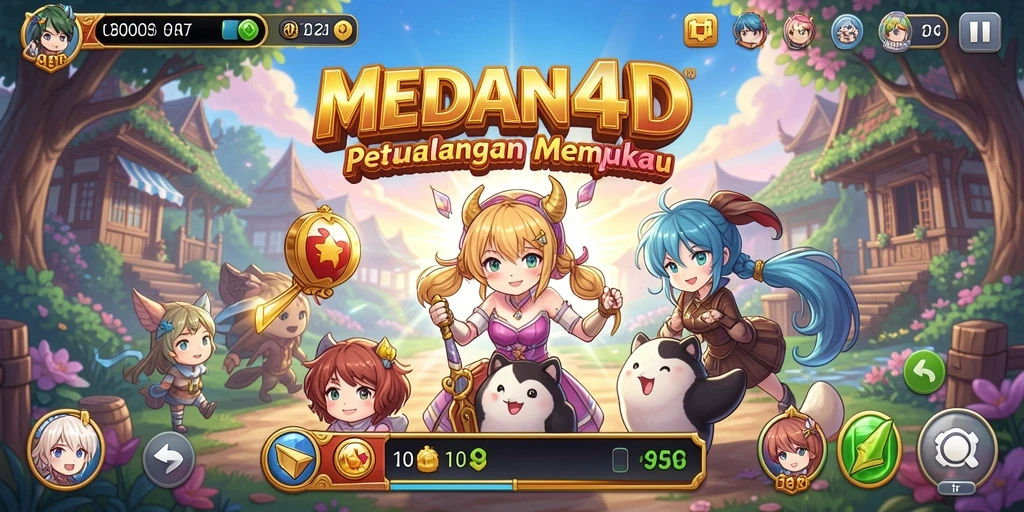 Tampilan gameplay MEDAN4D yang penuh aksi dan warna.
