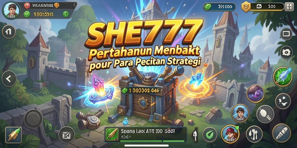 Screenshot utama menampilkan pertahanan menara dan aksi seru gameplay.