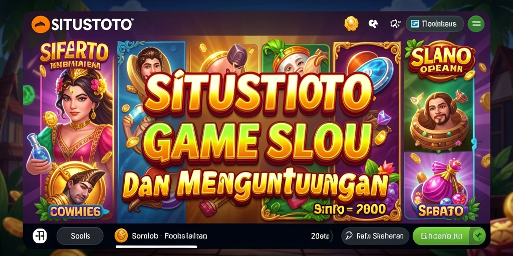 Tampilan menarik dari gameplay SITUSTOTO slot yang seru.