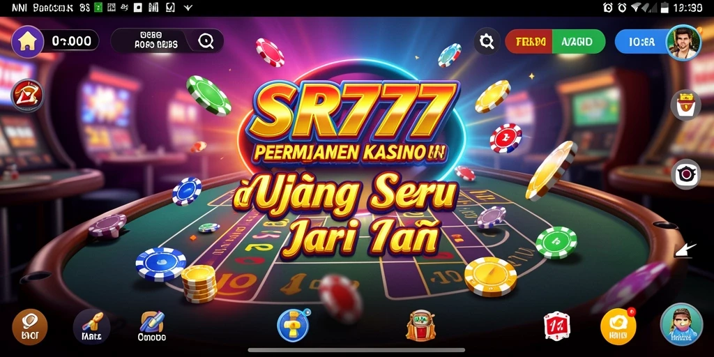Tampilan gameplay SR777 yang mengasyikkan dari permainan Kasino.