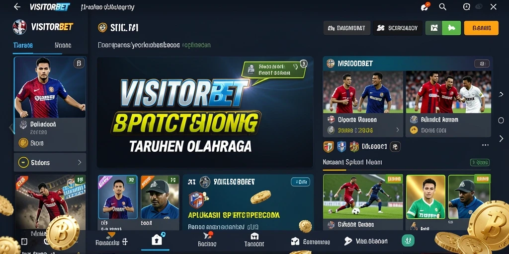 Tampilan gameplay Sportsbook yang menarik dan interaktif di VISITORBET.