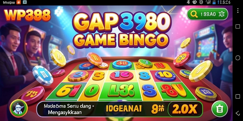 Tampilan gameplay seru dalam permainan Bingo WP888.